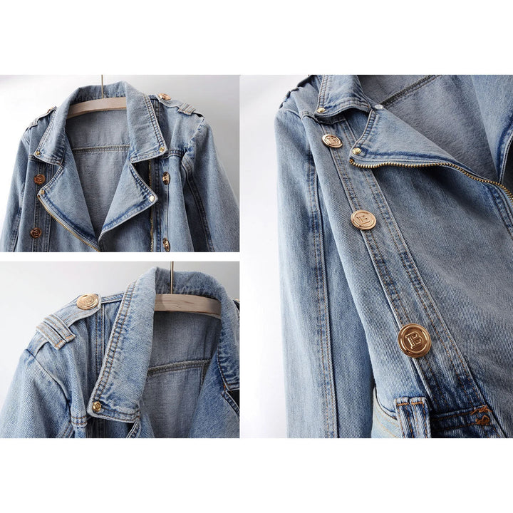 Sofia Amoretti Cropped Denim Jacket