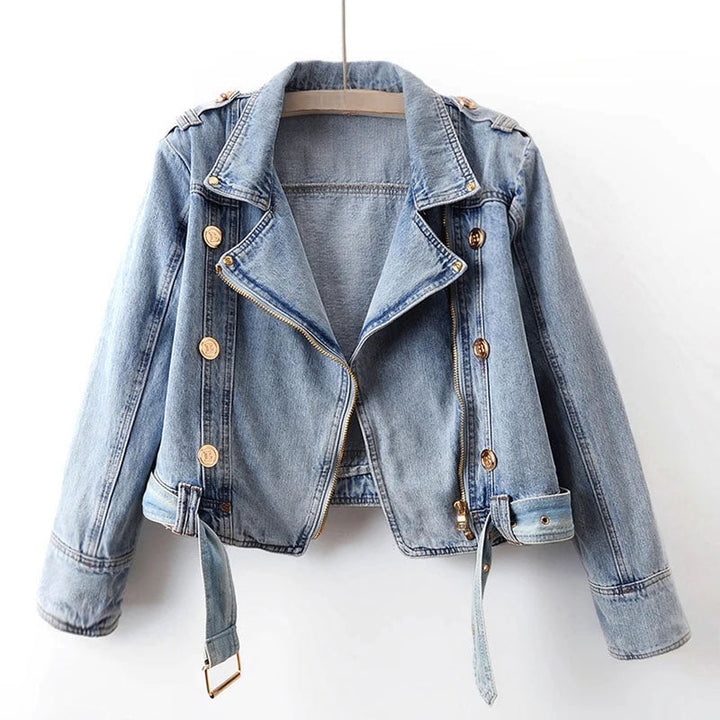 Sofia Amoretti Cropped Denim Jacket