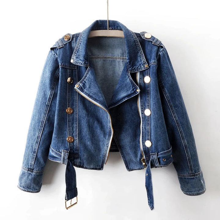 Sofia Amoretti Cropped Denim Jacket