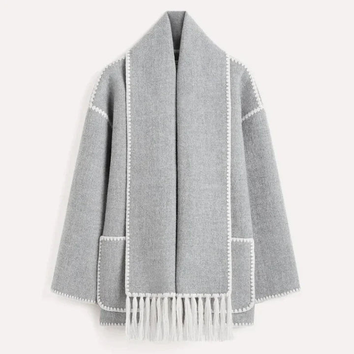 Sofia Amoretti Wool Scarf Coat