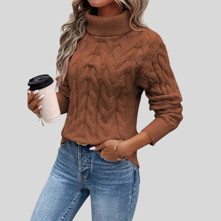 Cristina | Handcrafted Turtleneck Sweater