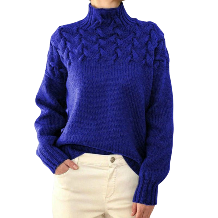 Juliette | Women's Turtleneck Knit Sweater