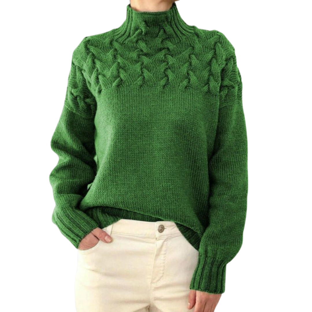 Juliette | Women's Turtleneck Knit Sweater