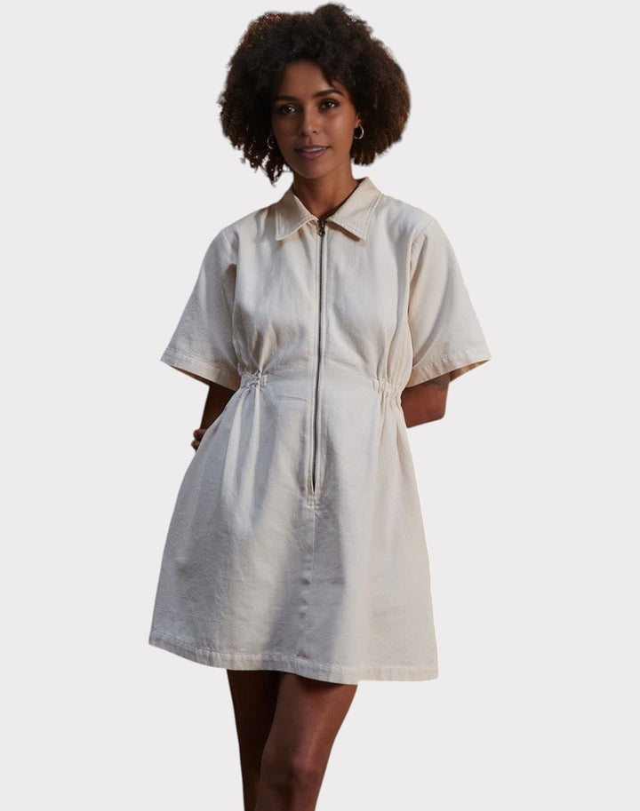 Noir Sping Zip Dress