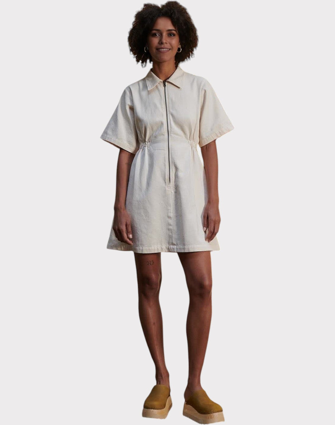 Noir Sping Zip Dress