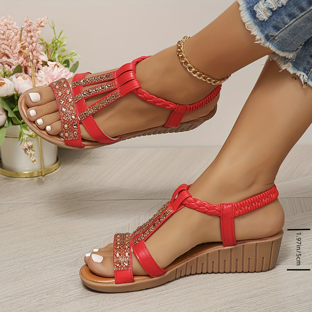 Trudy™ | Orthopedic Ibiza-style wedge sandals