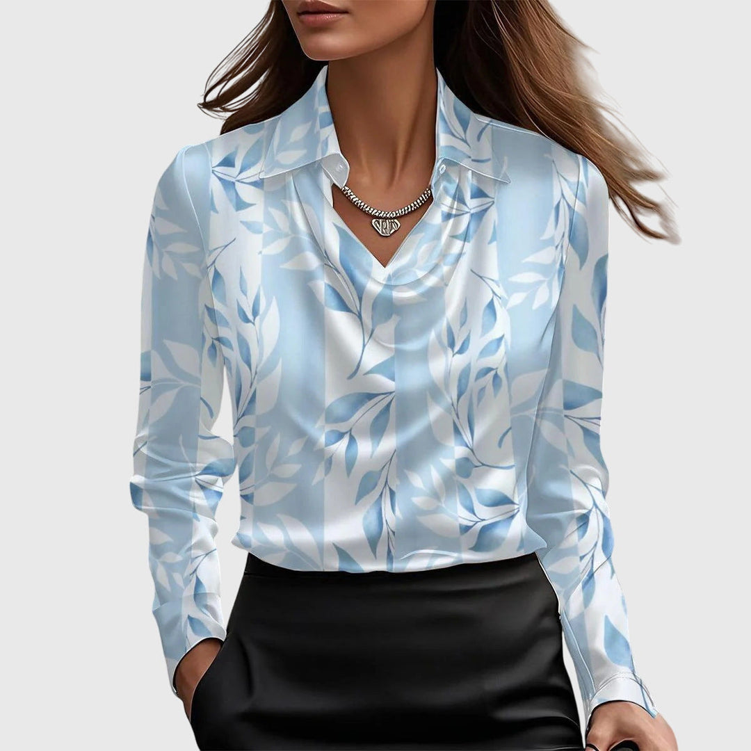 Brooklyn – Elegant Blouse in Glossy Satin