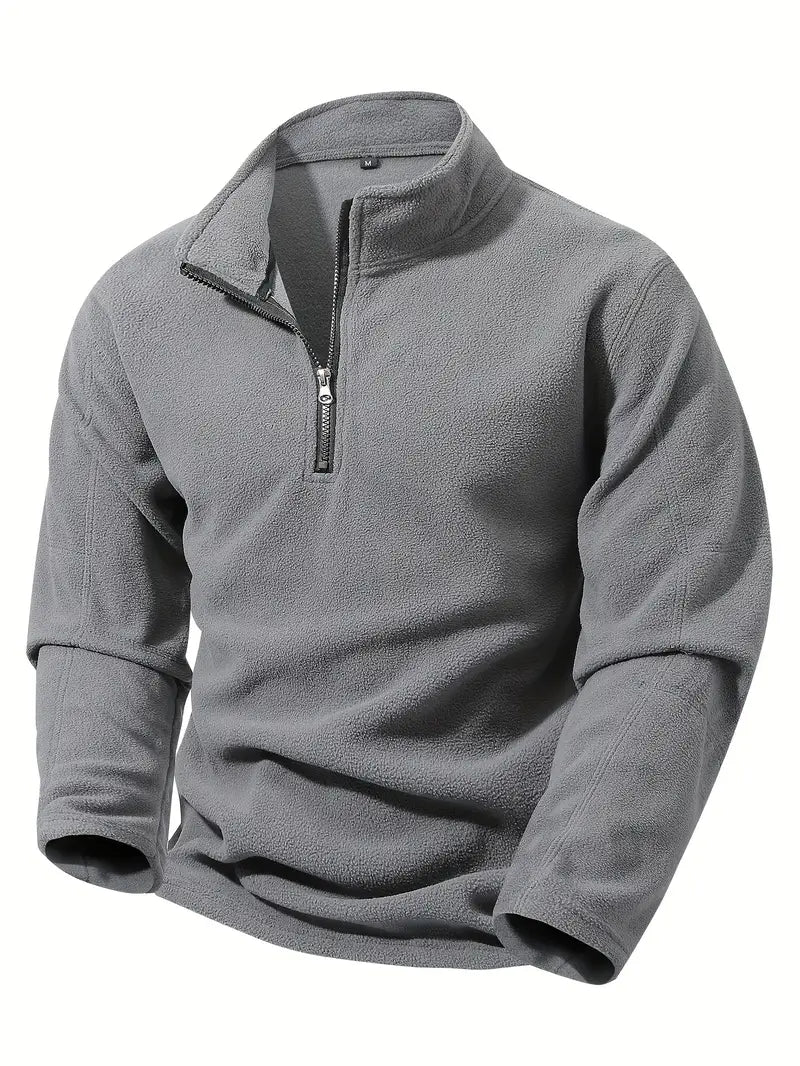 Maurits | Half-Zip Stand Collar Sweatshirt