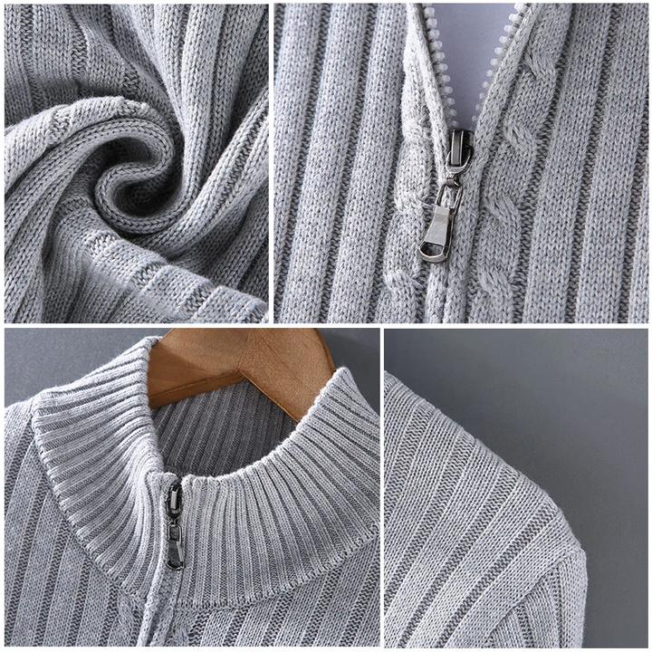 Christopher™ | Refined Zip Cardigan