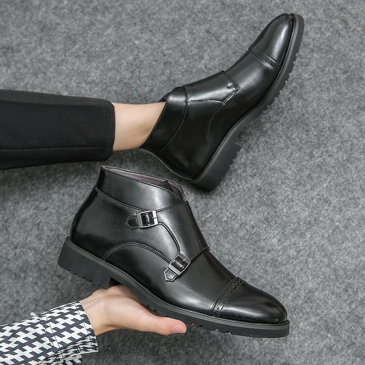 Darell | Double Monk Strap Boots