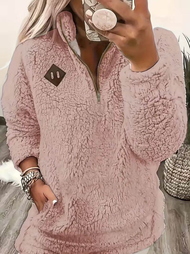 Humera™ | Elegant Zip-Up Sweater