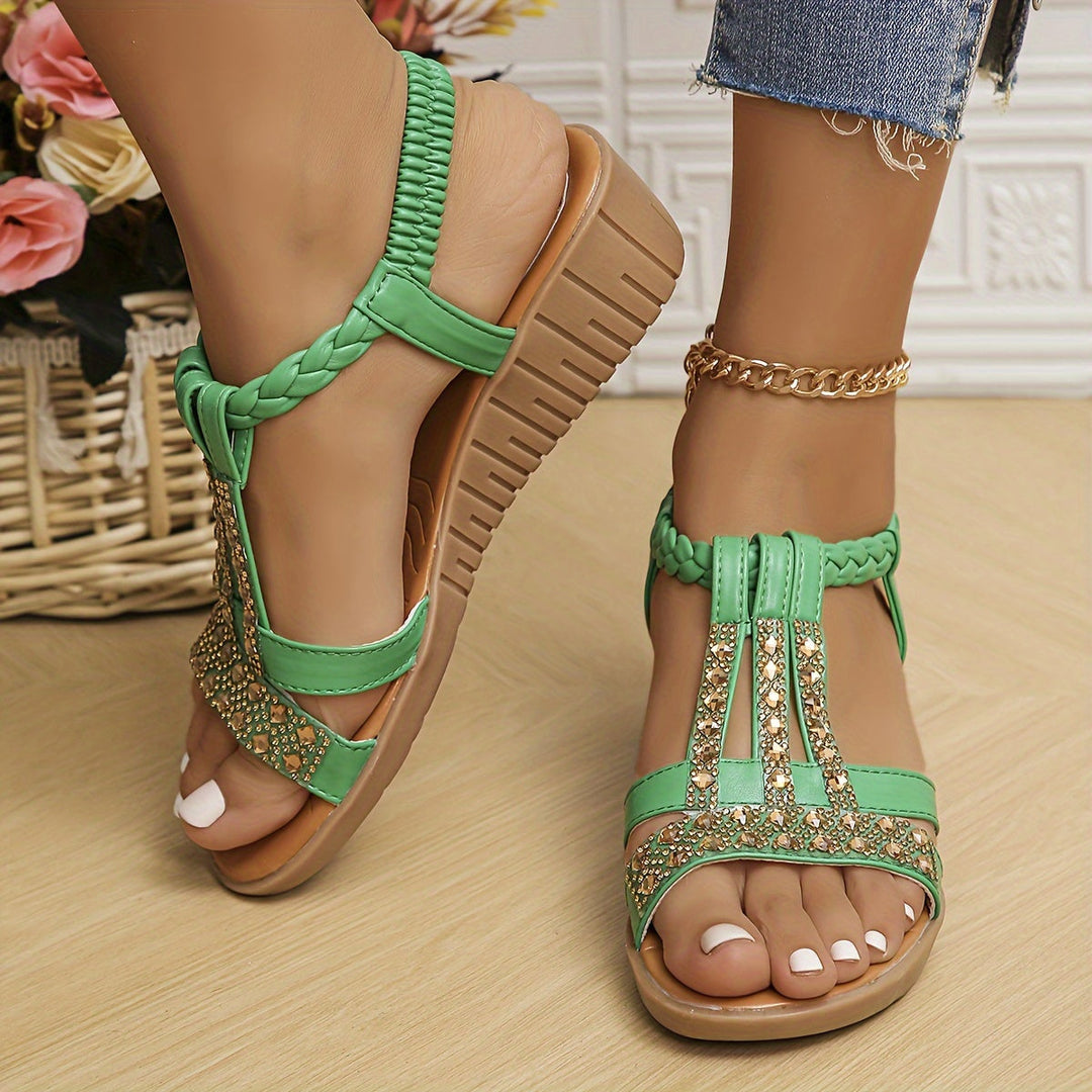 Trudy™ | Orthopedic Ibiza-style wedge sandals