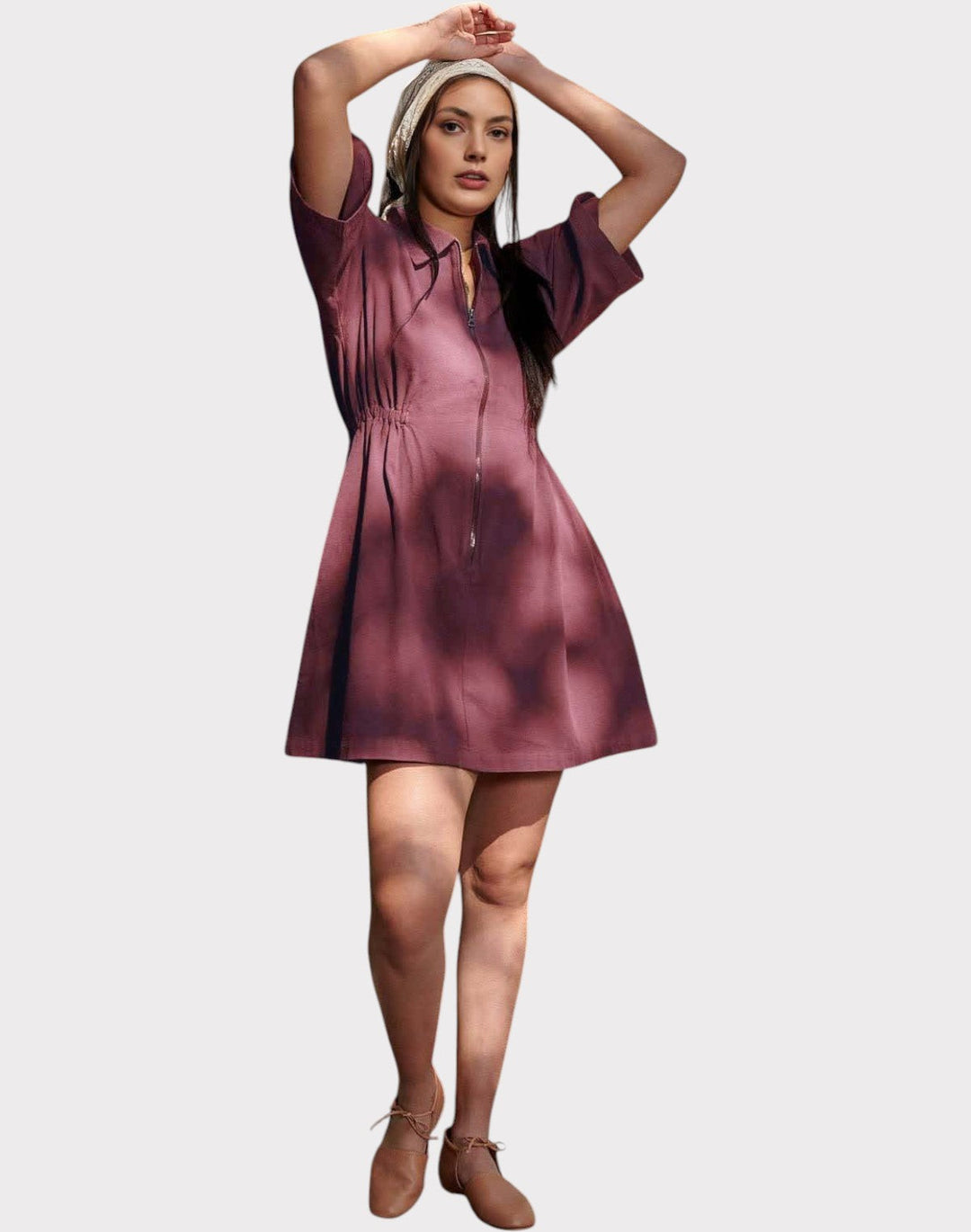 Noir Sping Zip Dress