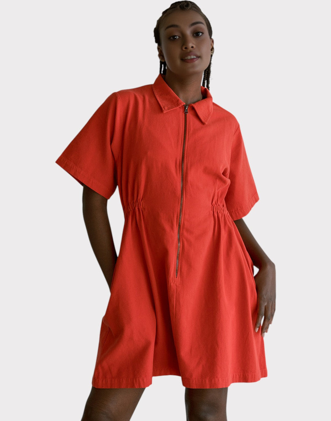 Noir Sping Zip Dress