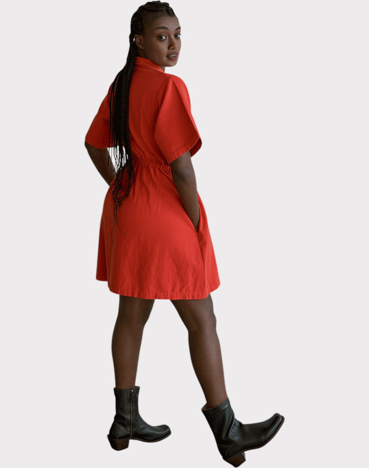 Noir Sping Zip Dress