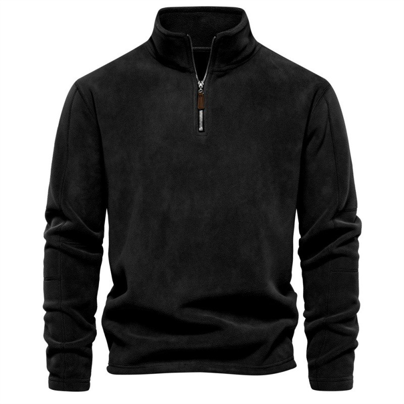 Joshua | Fleece Pullover with Quarter Zip
